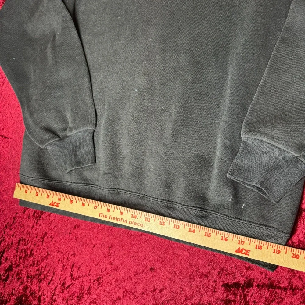 Lee Sweatshirt Mens XL Charcoal Fleece Lined Heavyweight Long Sleeve Crew‎ Neck - Picture 9 of 9